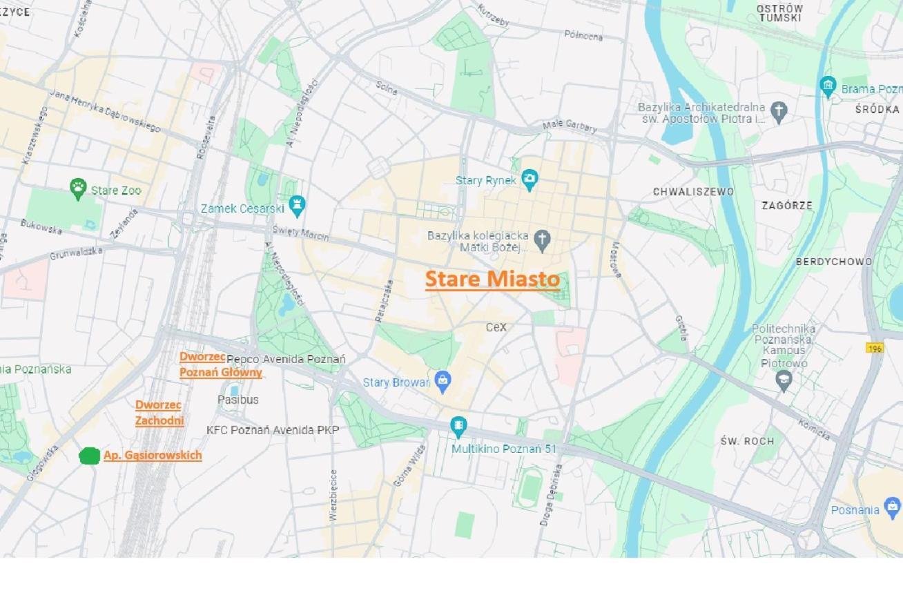 Apartament Fair Targi Dworzec Poznan Gasiorowskich מראה חיצוני תמונה